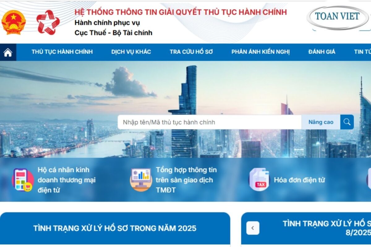 Nộp tờ khai thuế